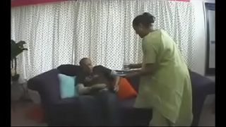 Big tit mature Indian having hot sex in living room