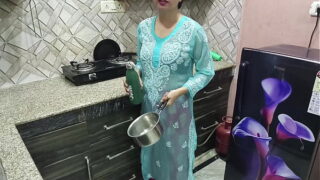Desi Indian Big Boobs Bhabi With Dewar Hard Sex In Kitchen