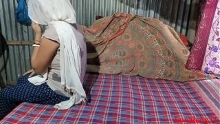 Indian Punjabi village aunty anal sex by horny nephew in home