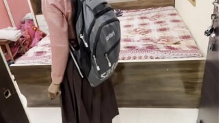 Indian village girl come to school and fucking pussy